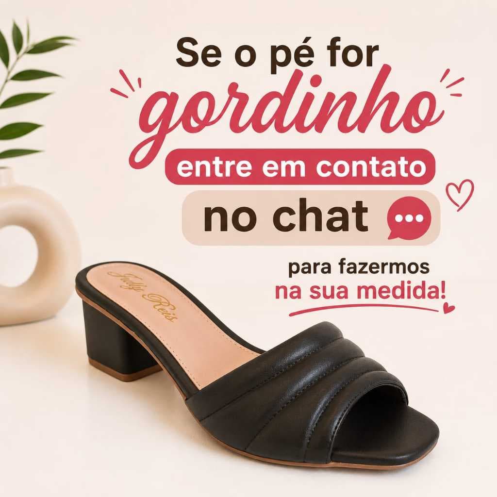 Sandália Tamanco Feminino Moda Confortável Macio Ramara Calçados