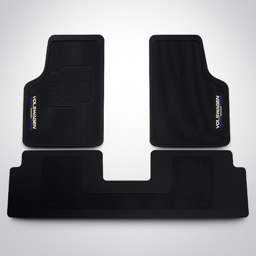 Tapete Fiat-ford-gm-vw todas as marcas  Borracha 3 peças - Tapete Automotivo, Tapete para Carro