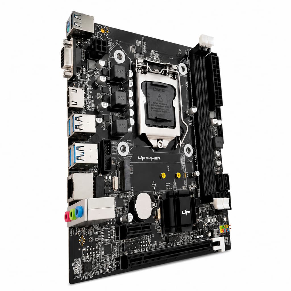 PLACA MÃE H81M LGA 1150 DDR3 M.2 NVMe HDMI VGA | Intel Core i3 i5 i7 4ª Geração