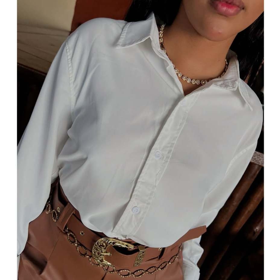 Camisa Social feminina manga longa