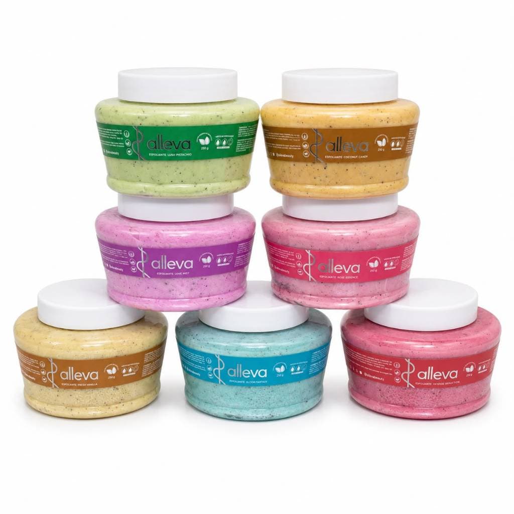 Esfoliante Corporal Alleva Skin 250g / escolha sua fragrância