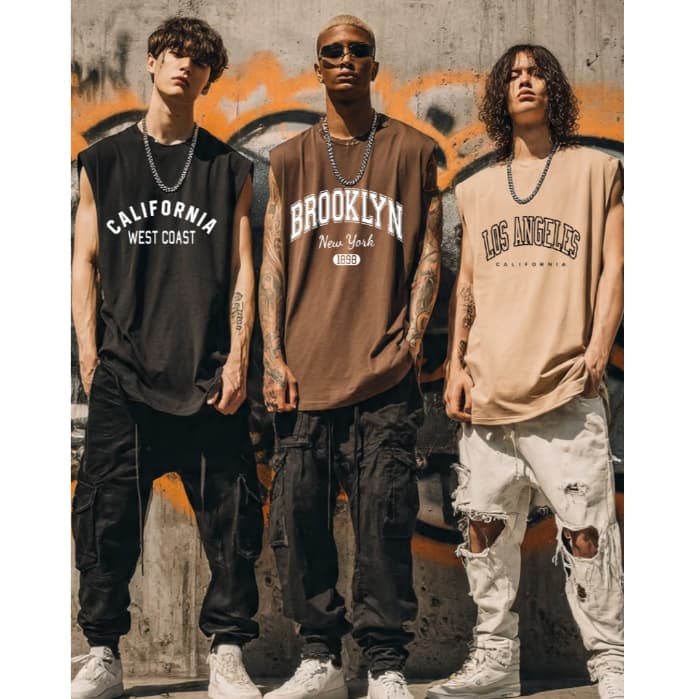 Kit 3 Camiseta Regata Masculina Streetwear Treino Academia Regata Machão Envio Imediato