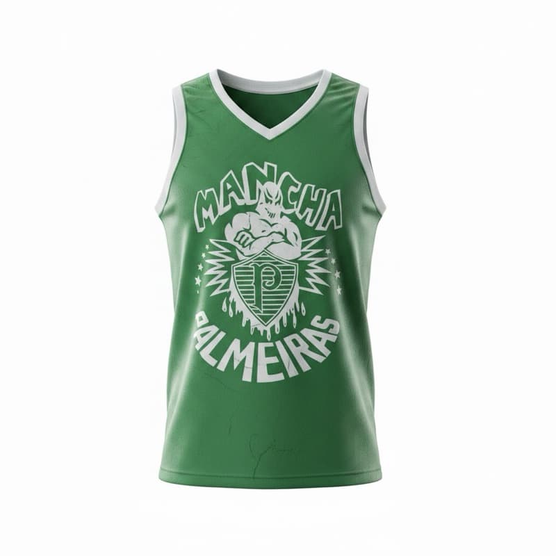 Regata Camiseta treino academia Mancha verde