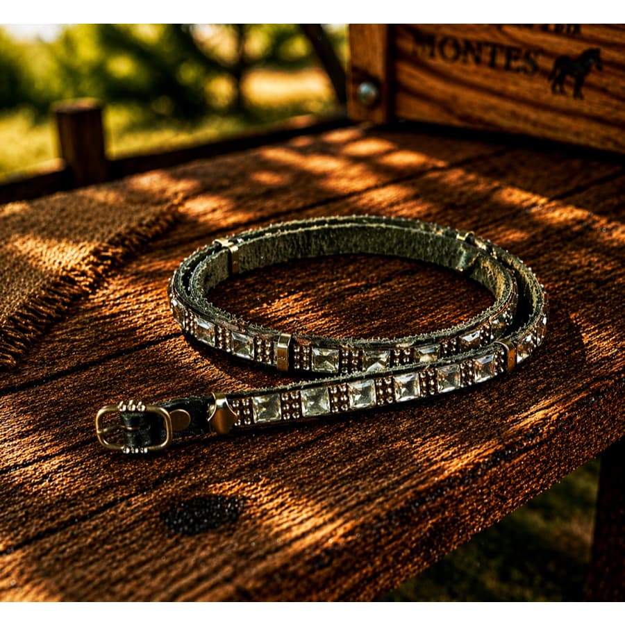 Banda para Chapéu com Strass Prateada Country Luxo Fabricação Artesanal!!