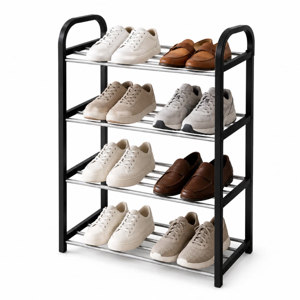 Sapateira Organizador de Sapatos Desmontável 8 pares 4 andares