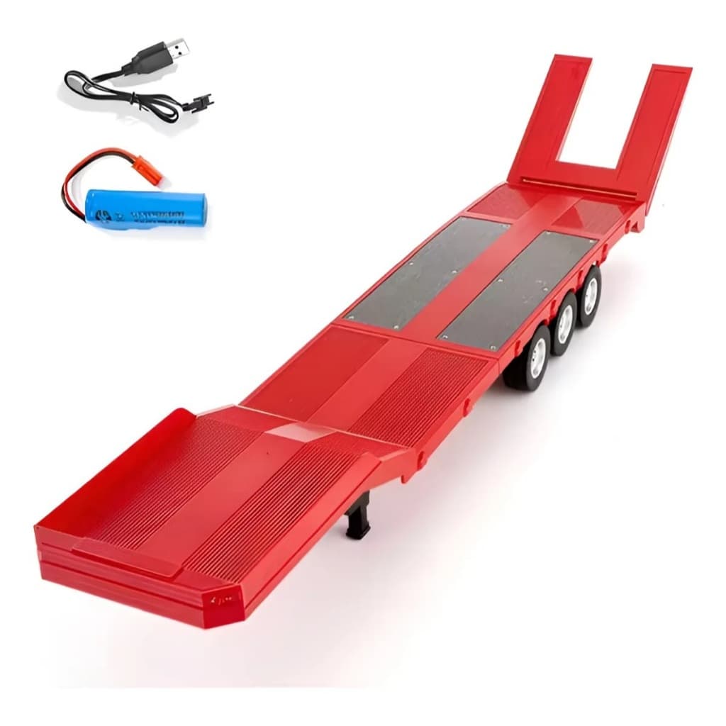 Prancha Semi Reboque Huina 1502 1:18 para Conjunto Huina Scania 770S 1501