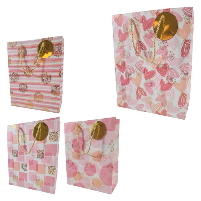 Sacola De Papel Para Presente Embalagem Presente 32x26x12cm