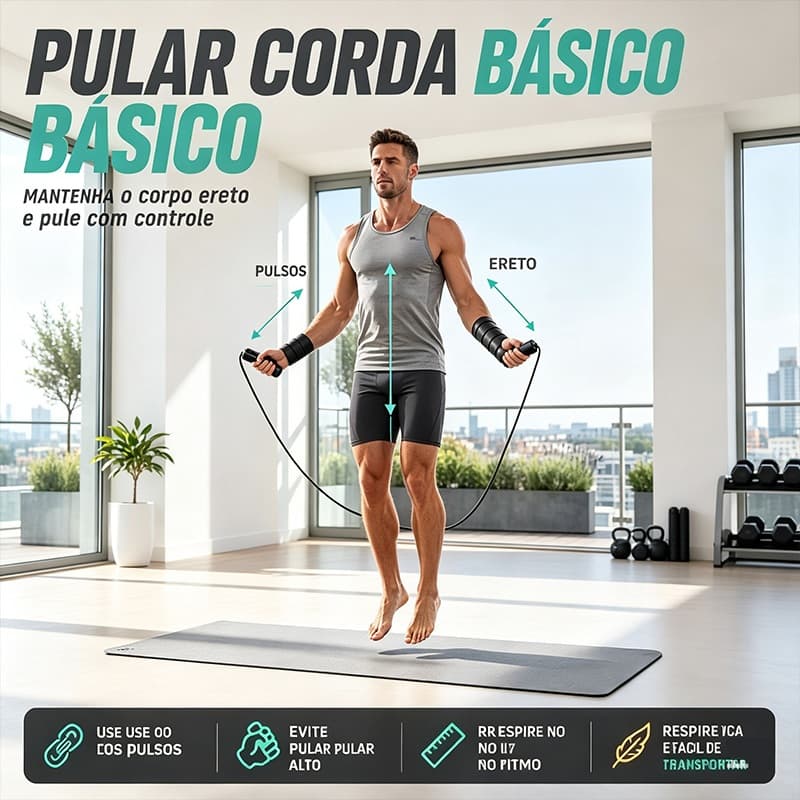 Corda de Pular Com Rolamento de Alta Precisão - 3M Ajustável, Perfeita Para Treinos Intensos