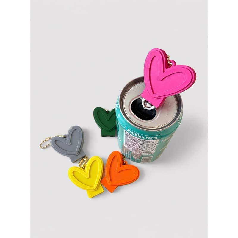 Chaveiro Abridor de Lata Coração – Kit com 5 Unidades