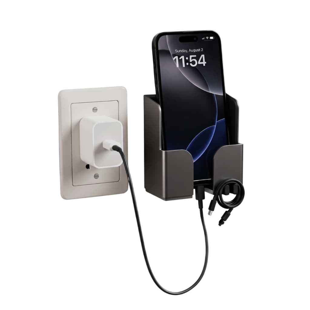 Suporte Para Carregar Celular Com Organizador De Cabo com 1 unidade