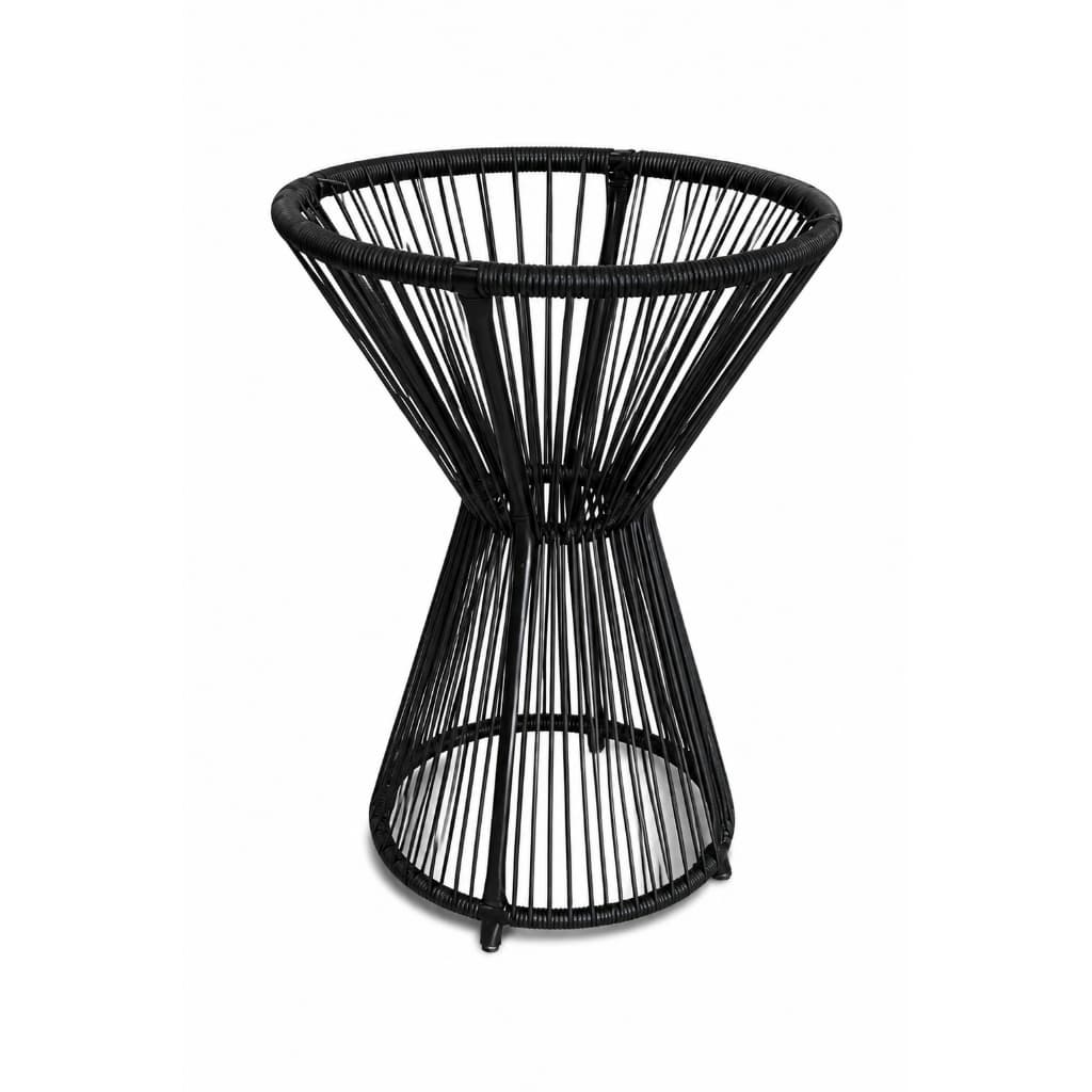 Mesa Bistro Em Corda Nautica SEM O TAMPO Para Area Externa Interna Varanda Jardim Moderna Resistente Decorativa