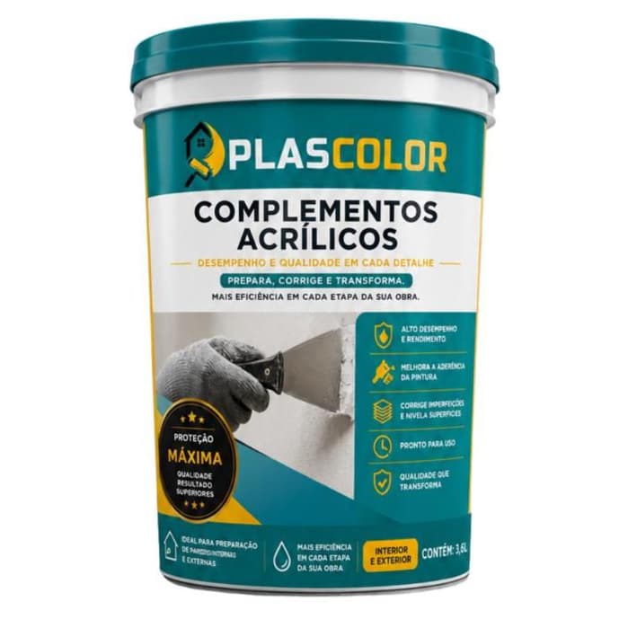 Massa Corrida Alta Qualidade – Plascolor