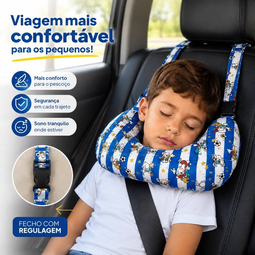 almofada cabeça pescoço cinto segurança carro adulto e infantil almofada viagem descanso