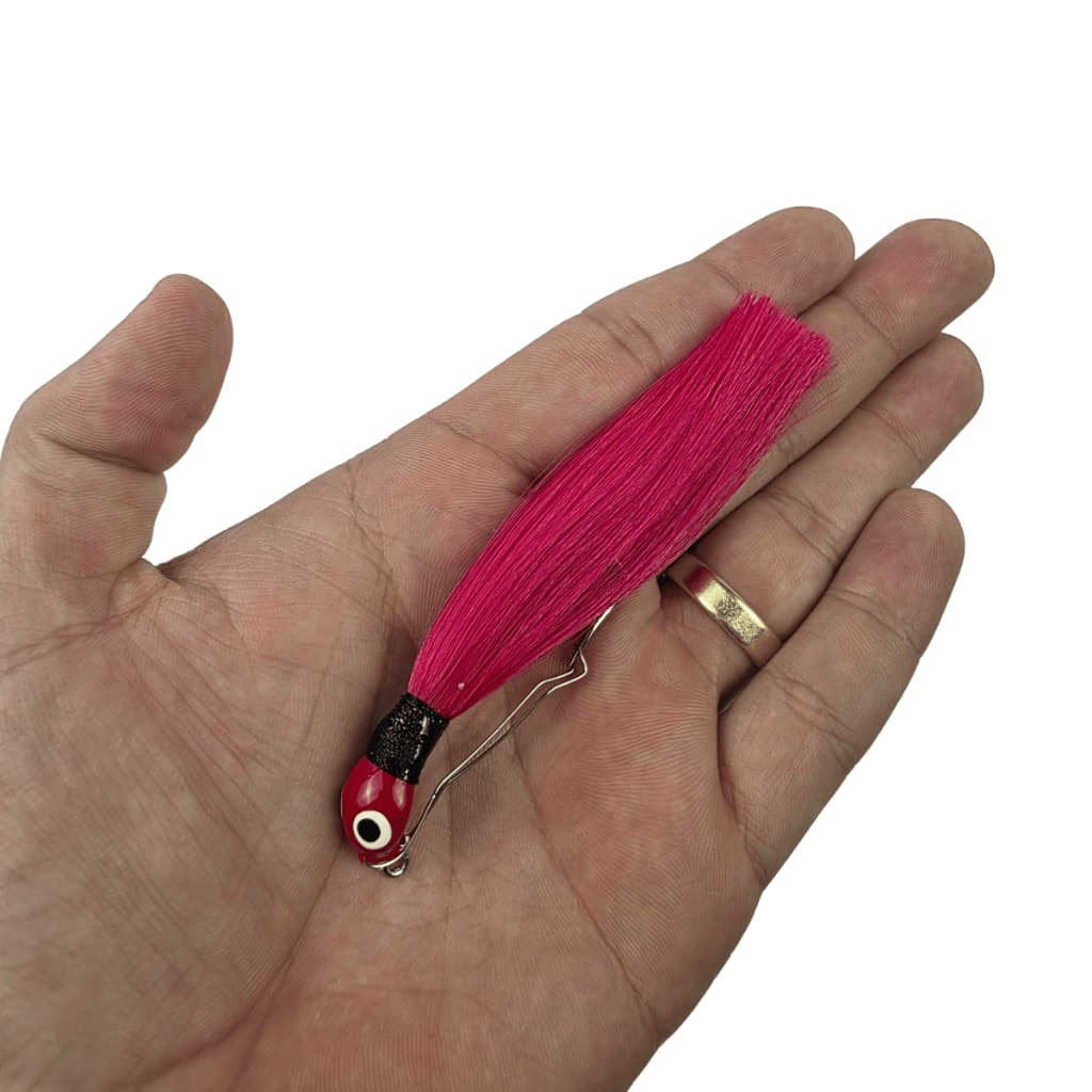 Isca Artificial Jig 12g Anti Enrosco Xuxinha Mutuca Penacho Tucunaré Pesca Esportiva Lori