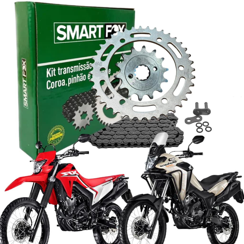 Kit Relaçao Xre 300 Sahara Tornado 250 2024 Ate 2026 Com Retentor Smartfox