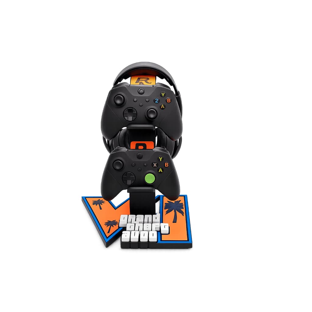 Suporte para Controle e Headset GTA VI – Organização e Estilo para seu Setup Gamer!