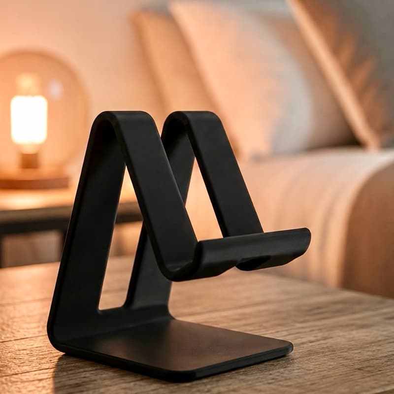 Porta celular Suporte de mesa universal para smartphone com design moderno minimalista
