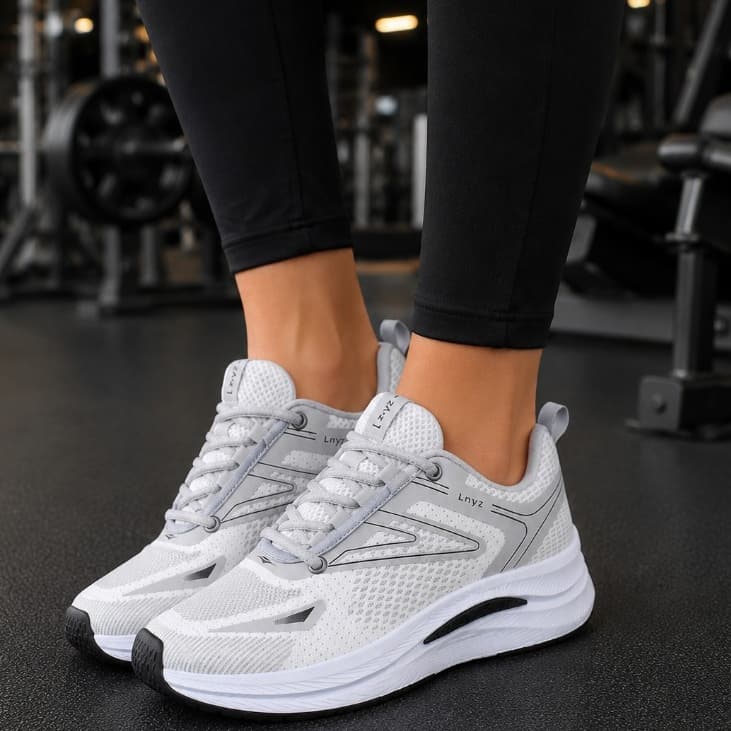 Tênis Feminino Academia Leve Confortável Treino Caminhada Fitness