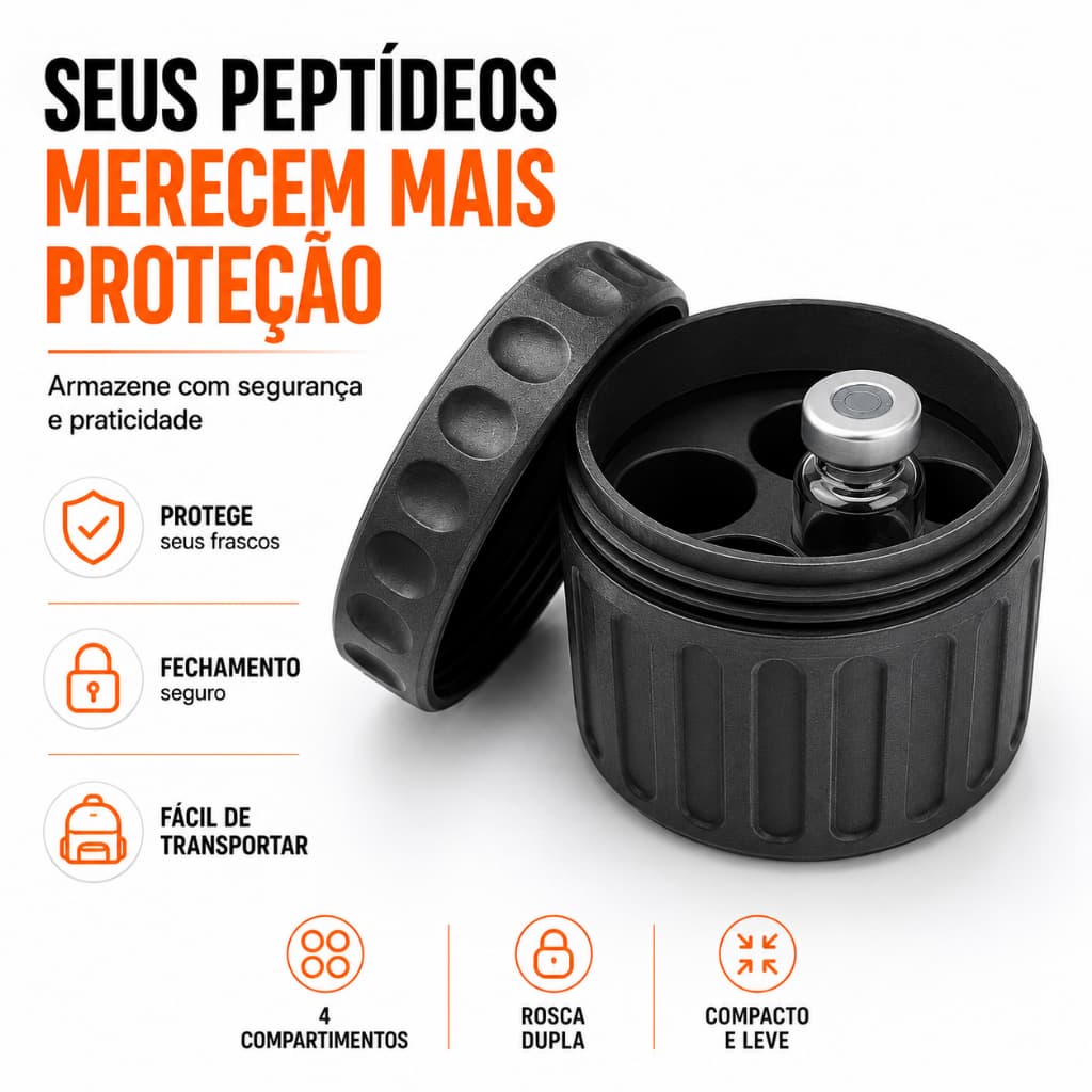 Porta Frascos Ampolas 3ml Organizador Rémedios Tirze Premium