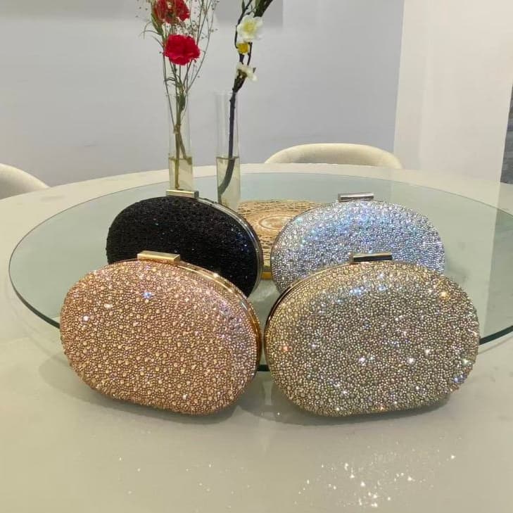 Bolsa Tiracolo / Carteira Feminina De strass Para Festa / Banquete / Casamento WT188-75