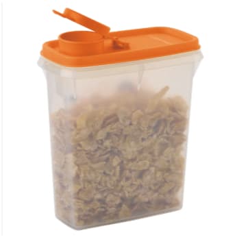 Tupperware Porta Cereais 850ml Natural Original | Dispenser com Dosador | Porta Alimentos