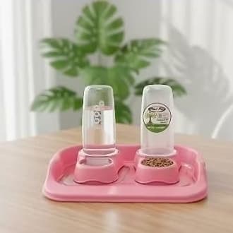 Kit Comedouro e Bebedouro automático  Flex gourmet com bandeja 1500ml/650ml