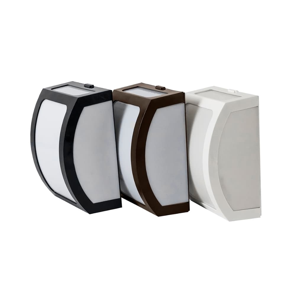Luminária Arandela 110/220v Interno Externo Parede Muro Branca Preta Marrom