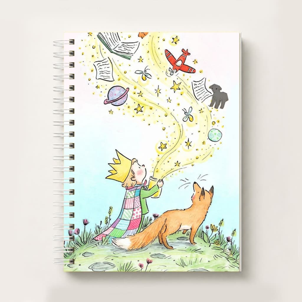 Caderno Personalizado A5 Pequeno Principe – Envie o Nome no Chat | Caderno de Oração, Anotações