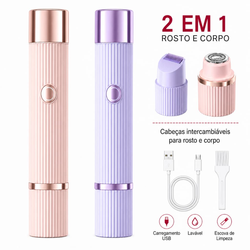 Depilador de cabelo elétrico, depilador de cabelo Universal unissex com Design de lâmina dupla, cuidado suavemente para