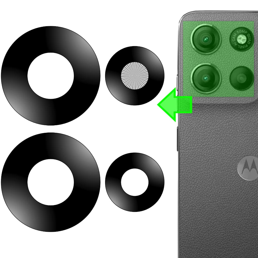 Lente de Câmeras | Moto G15 (Kit 4 Lentes)