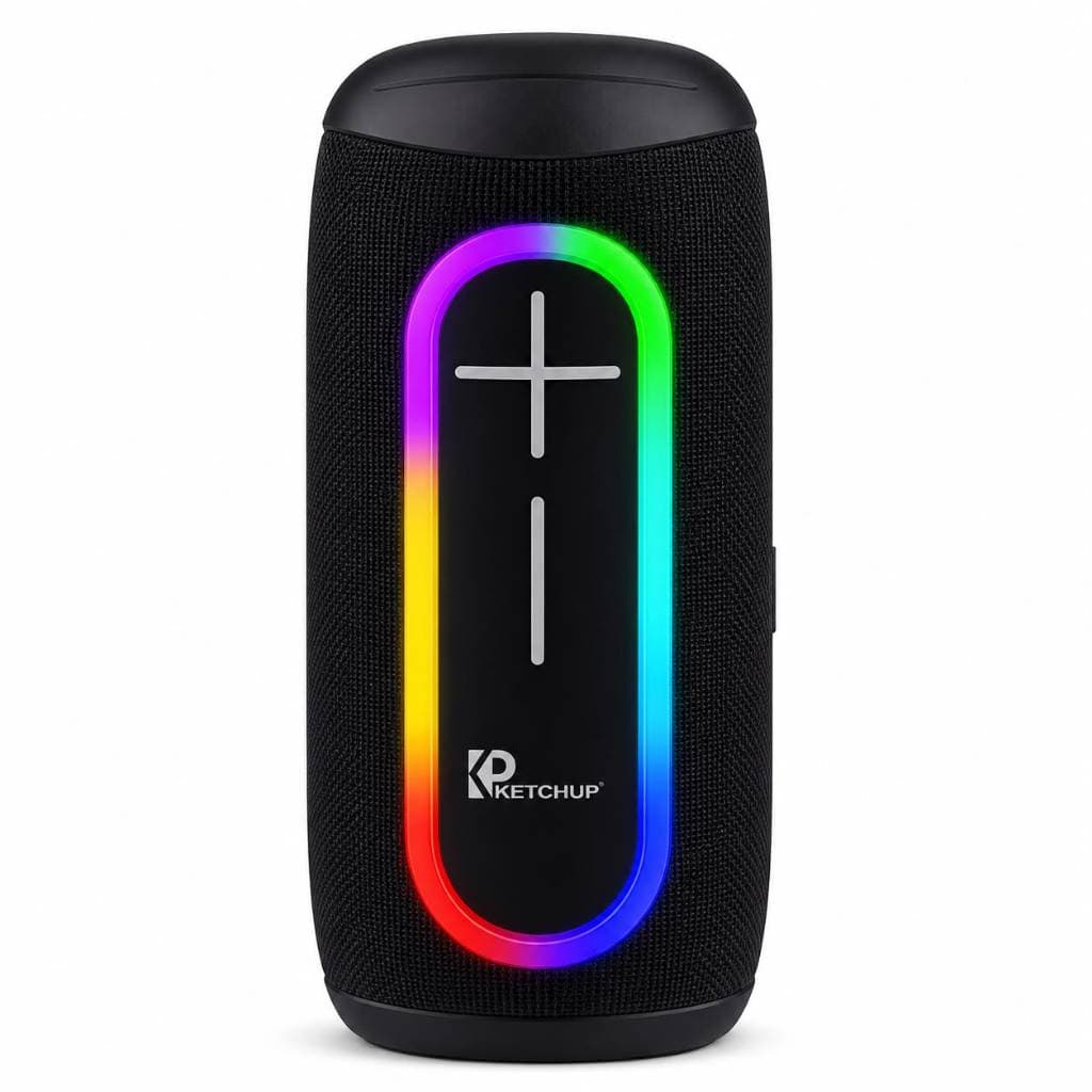 Caixa De Som Kp Ketchup Ls-r2201 Bluetooth Com Luz Led