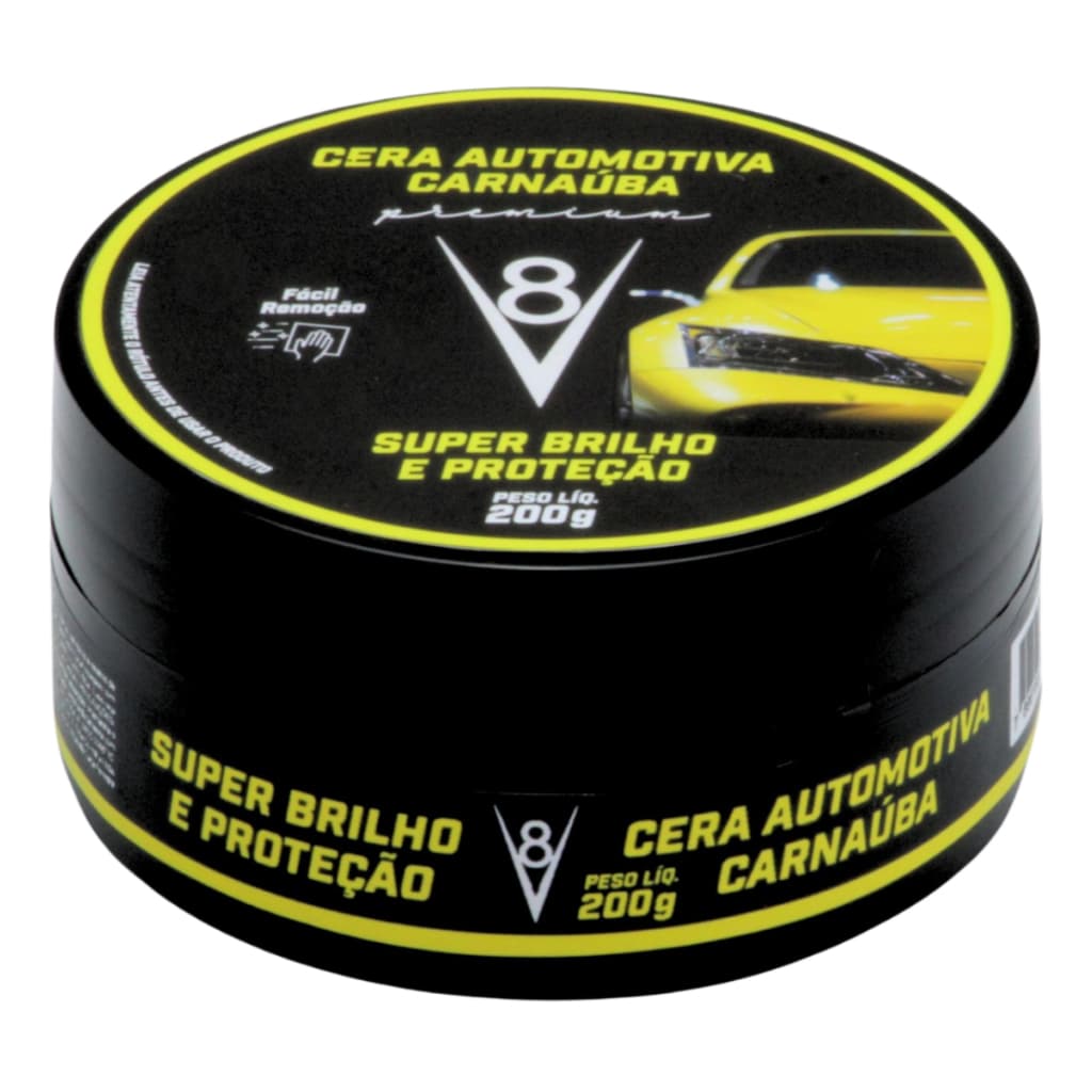 Cera Carnaúba  Automotiva Pastosa V8 200 g