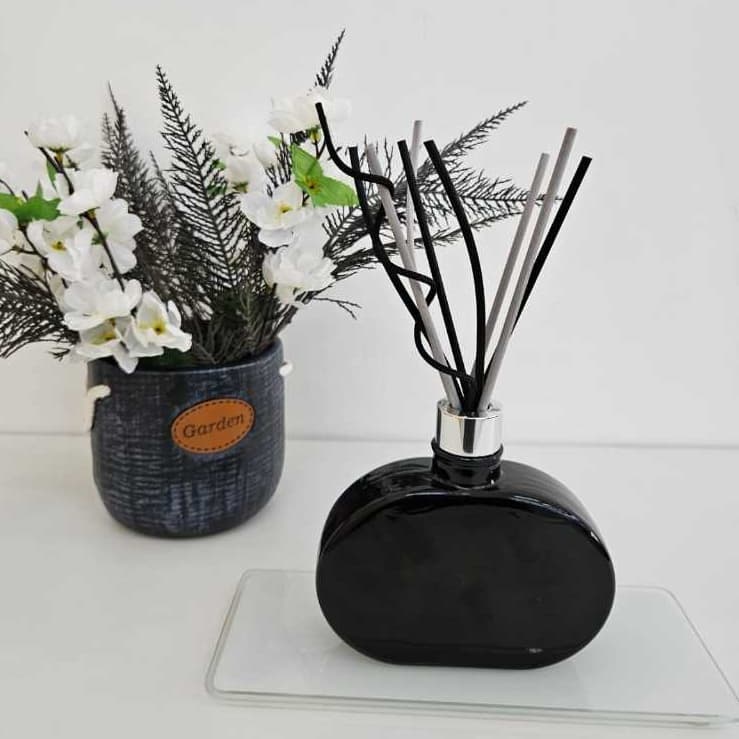 Aromatizador de Ambientes Luxo Pebble 300ml com Bandeja e Varetas | Presente Dia dos Pais