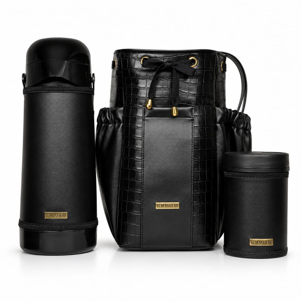 Kit Chima Bag Mateira Porta Erva Capa Para Garrafa Térmica -- Frigigold HomeShop