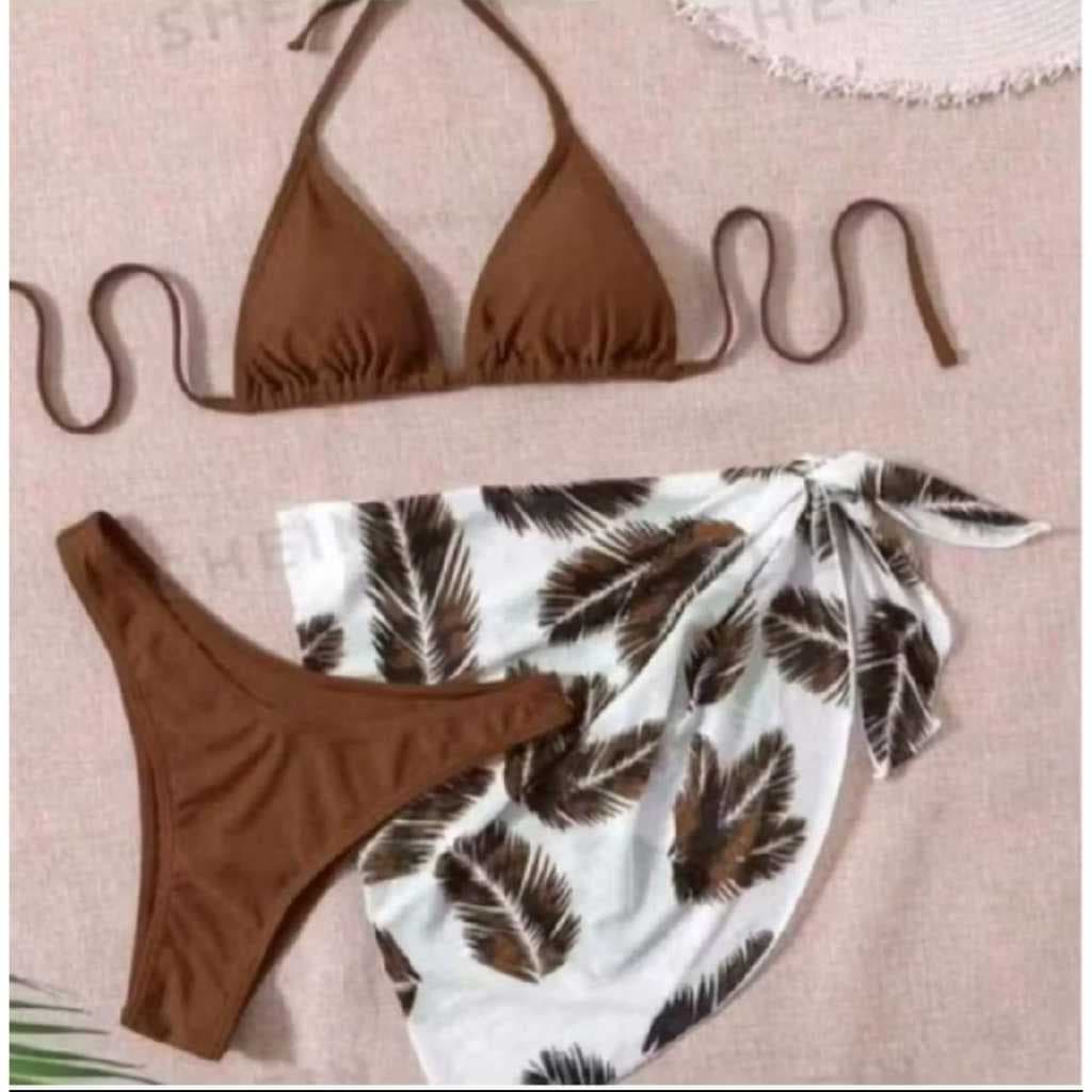 Biquíni Feminino Asa Delta Com Bojo  Moda Praia Verão Confortável Tendência 2026,(Não acompanha a saída)