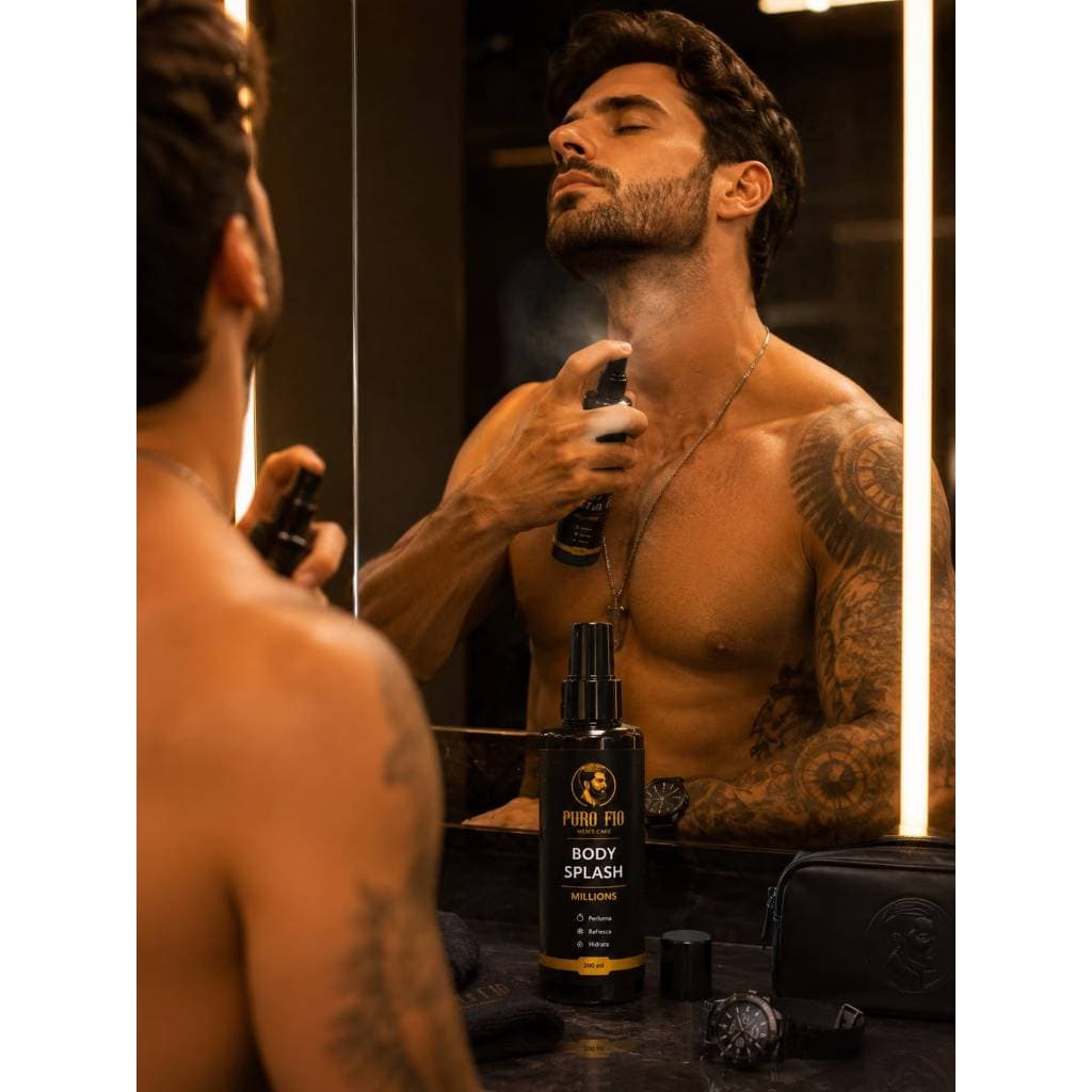 Body Splash Perfume Masculino Alta Fixação - Linha premium Longa duração - Envio Imediato