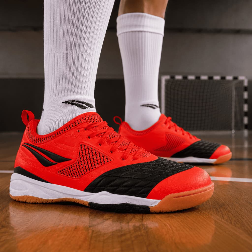 Chuteira Masculina Futsal de Quadra Penalty Max 1000 Locker Ecoknit com Solado Costurado e Alta Durabilidade