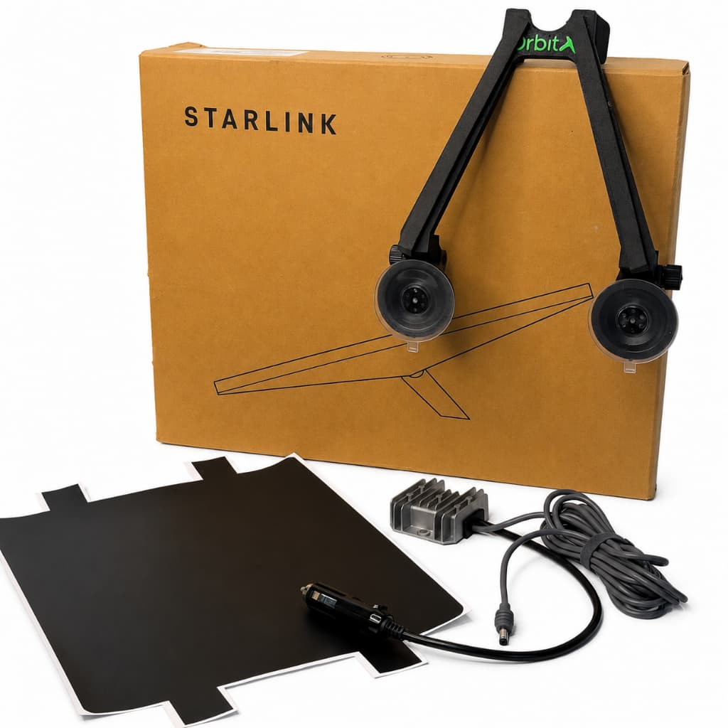 Kit Starlink Completo / Antena + inversor+ Suporte e Pélicula