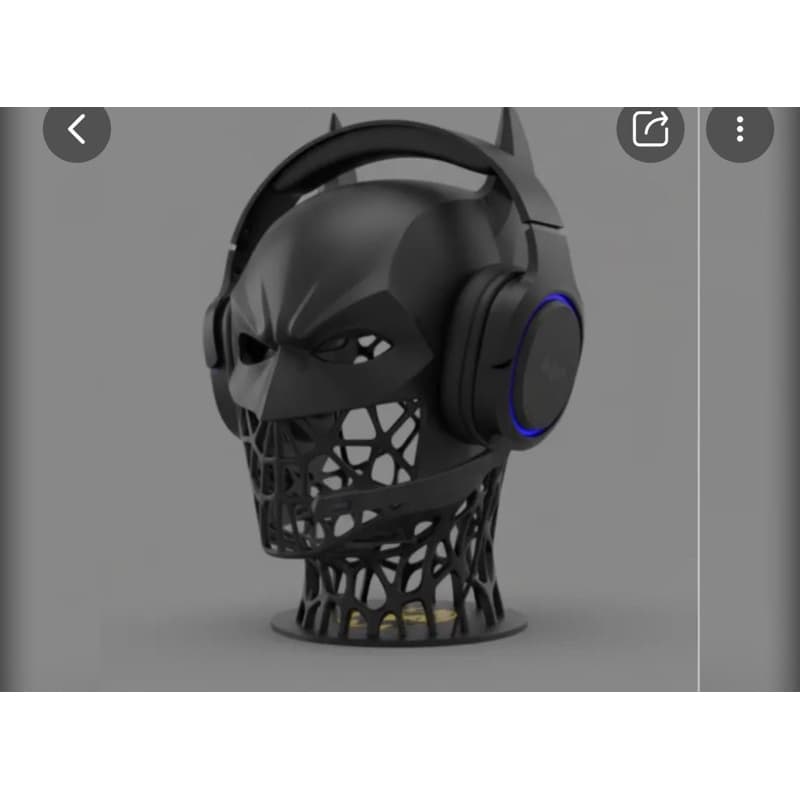 Suporte de Headset Gamer Batman Cavaleiro das Trevas Premium