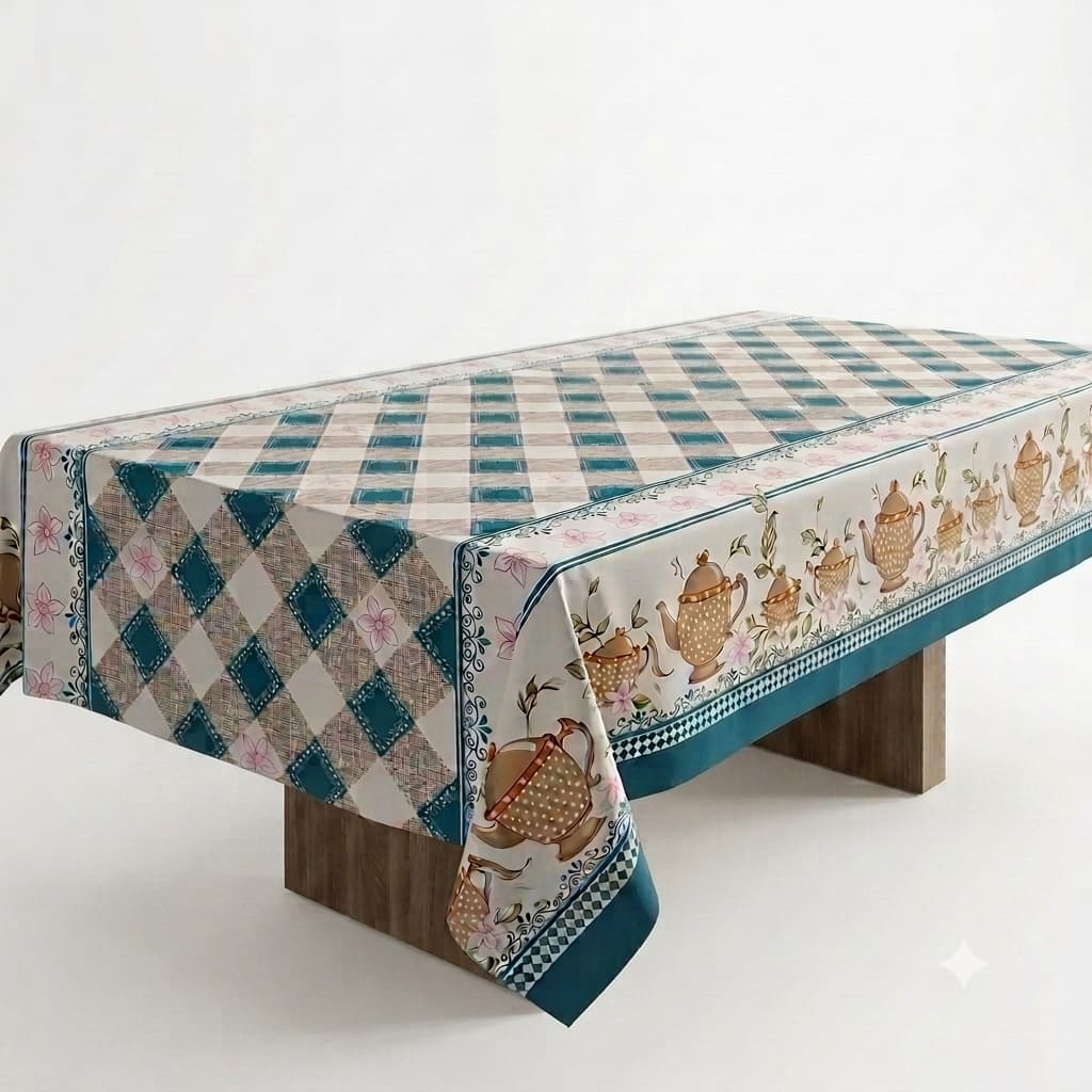 Toalha de Mesa Oxford 4 6 8 10 12 Lugares Para Cozinha e Sala de Jantar