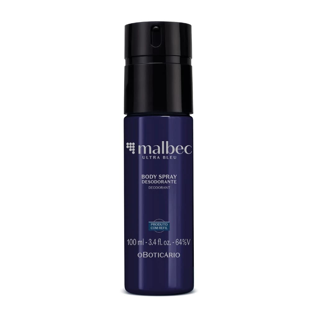 Body Spray Desodorante Malbec Ultra Bleu O Boticário 100ml