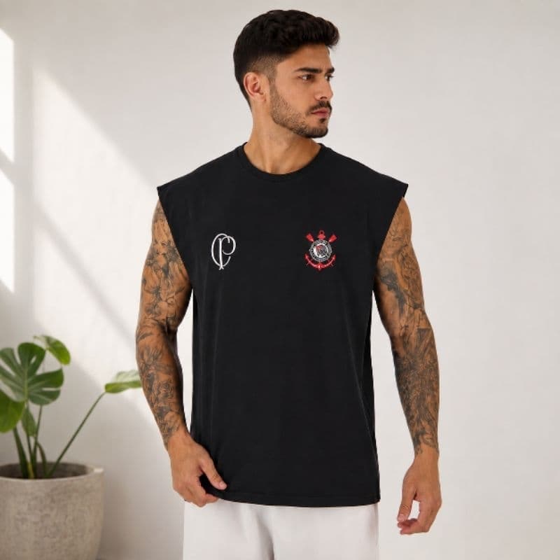 Regata Unissex Oversized - Conforto e Estilo com Estampa de Futebol