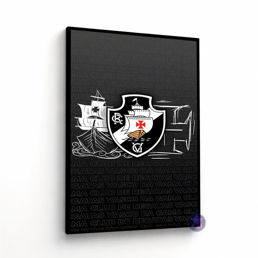 Quadro Decorativo Vasco da Gama Clube Futebol Torcedor Presente Premium Sem Moldura