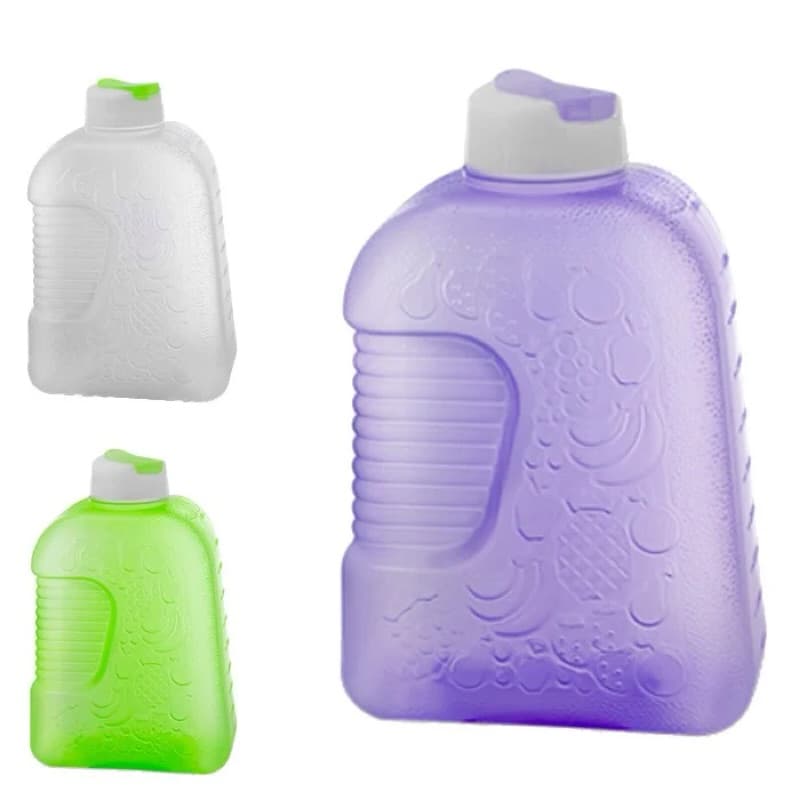 Garrafa De Plástico 2 Litros Estampado De Frutas Cores Sortidas