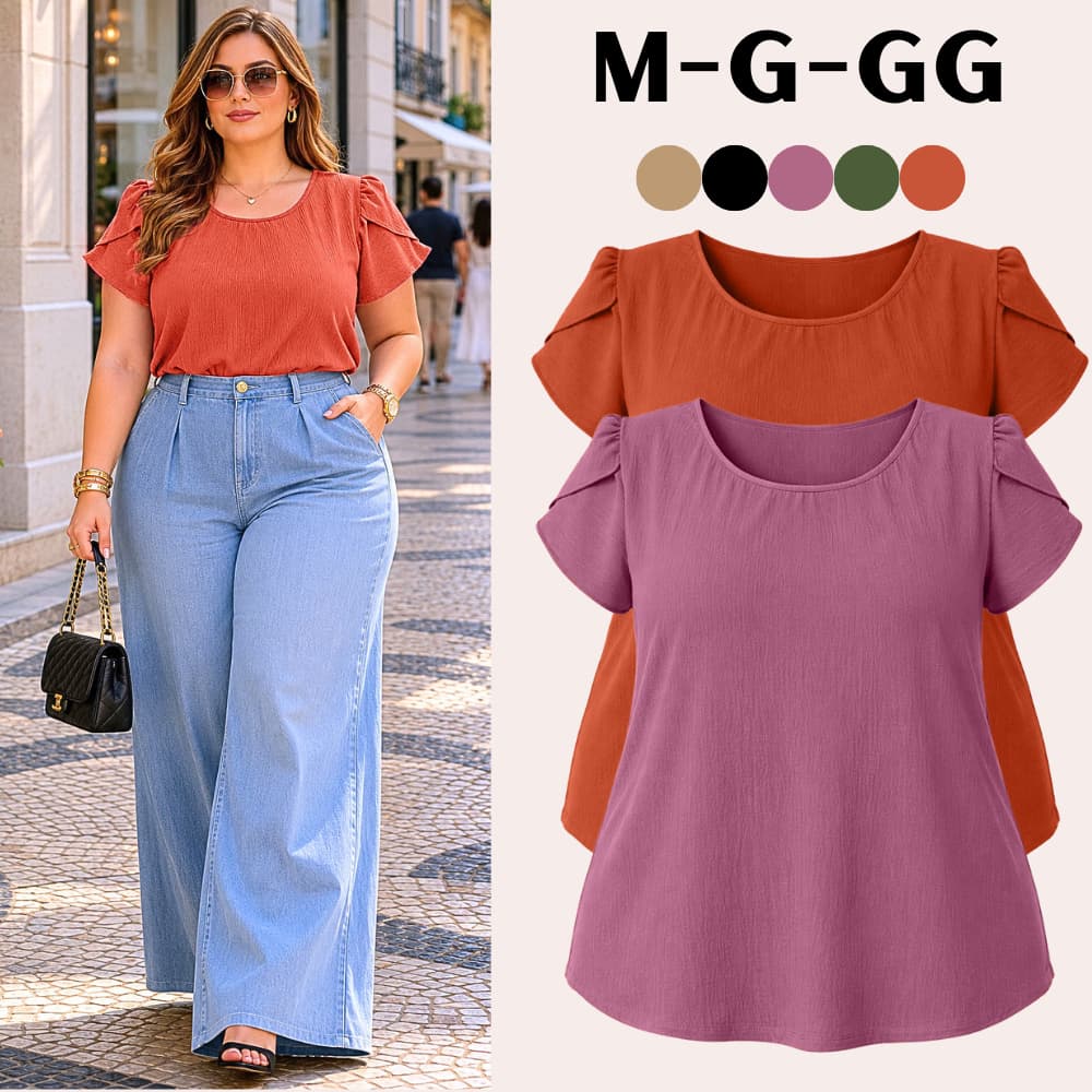 BLUSA FEMININA CONFORTÁVEL MEGAN MODA BASICA BLUSAS FEMININAS SOLTINHA TRABALHO EVANGÊLICA MODA DISCRETA DUNA PREMIUM