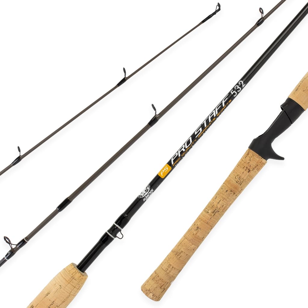 Vara Pesca Pro Staff Carretilha/Molinete 2 partes - Pesca Robalo, Traíra, Tucunaré - Albatroz Fishing