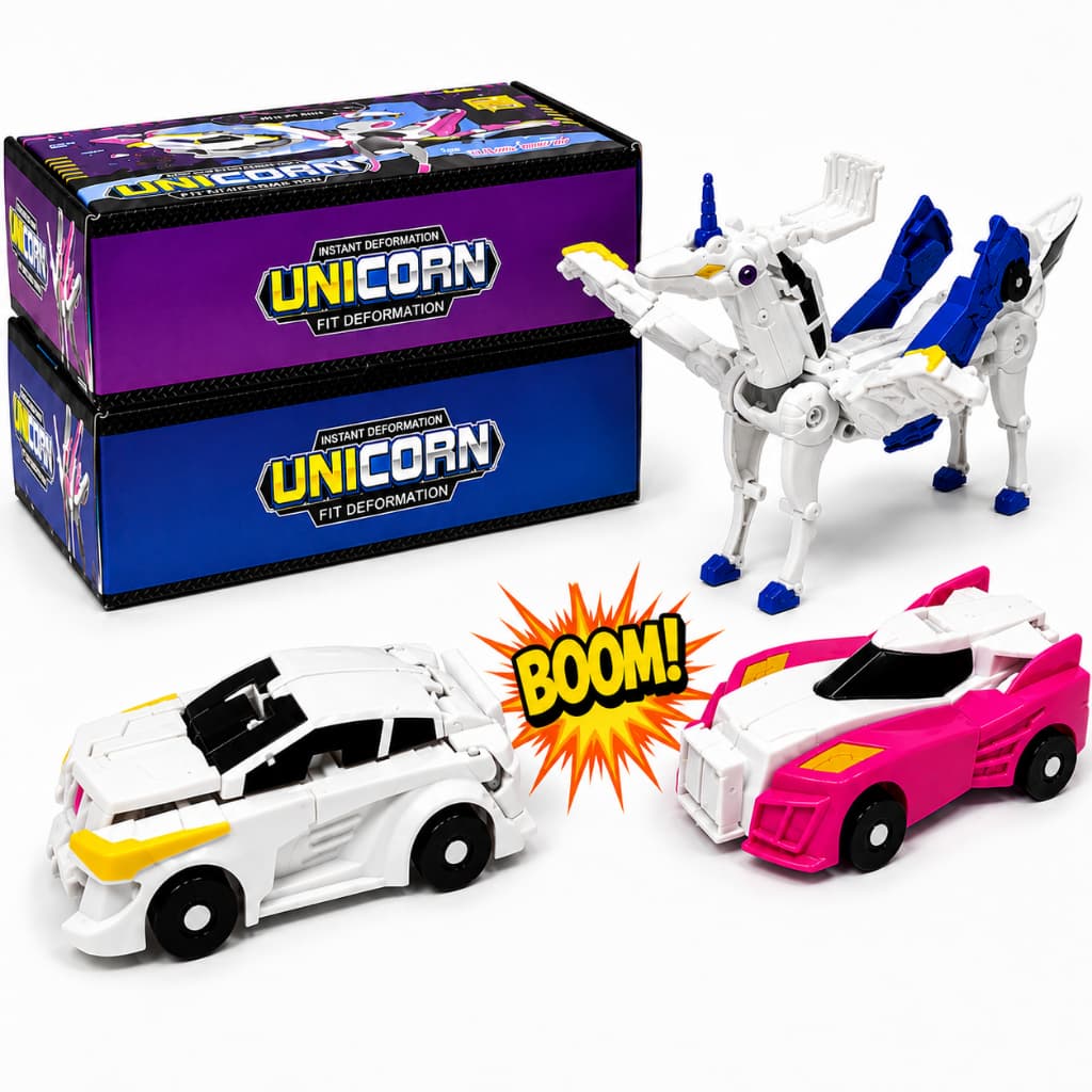 Carro Robô Pegasus Transformável 2 em 1 Brinquedo Infantil Educativo