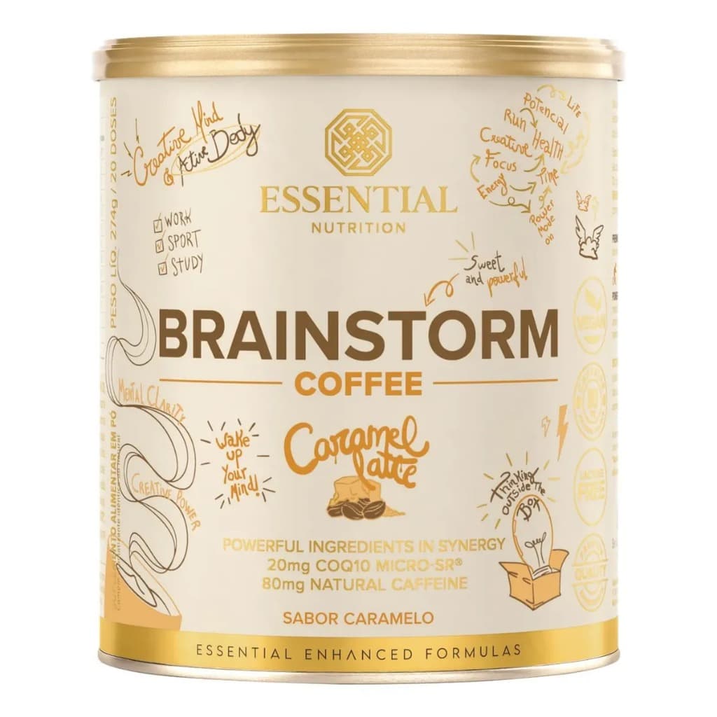 Brainstorm Coffee Caramel Latte Essential Nutrition 274g