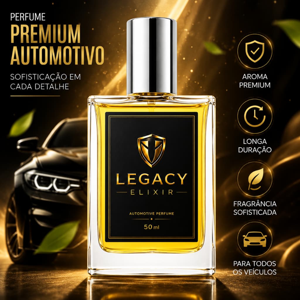 Perfume Automotivo Legacy Elixir By V8 Intense Premium