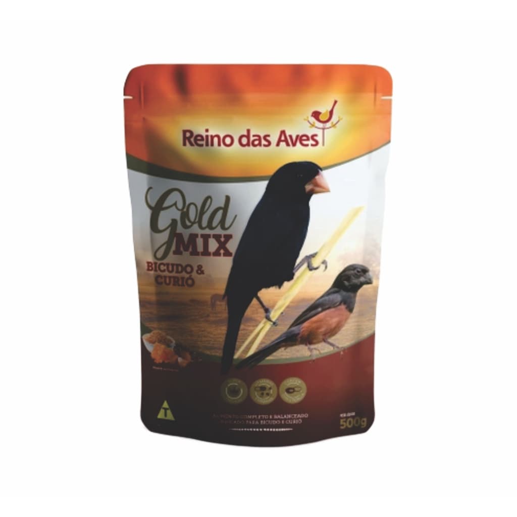 Ração Bicudo e Curio Gold Mix 500g